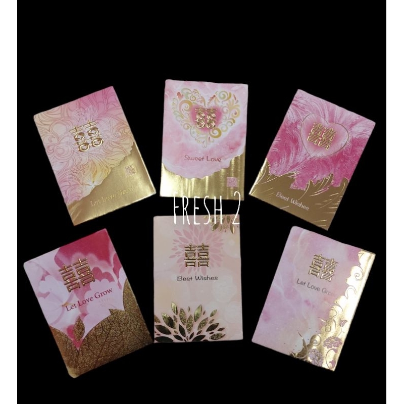 

angpao sangjit tema pink rendom motif /angpao wedding/ amplopsangjit