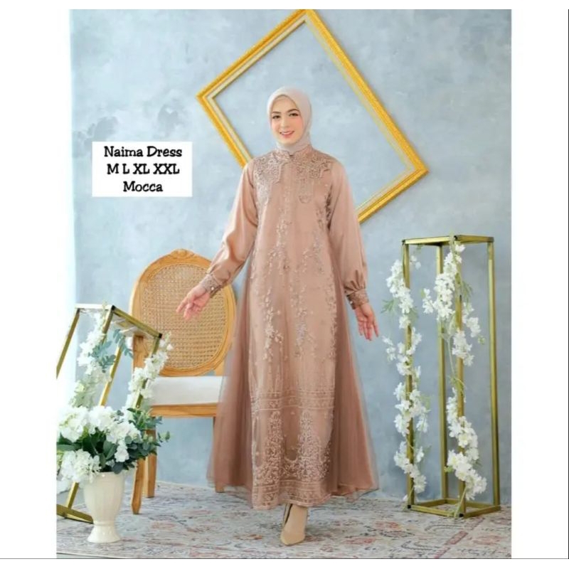 GAMIS DRESS NAIMA Muslim Wanita