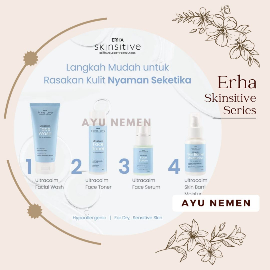 ERHA SKINSITIVE ULTRACALM SKINCARE | ERHA SKINSITIVE SERIES