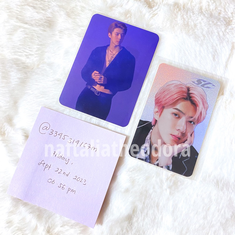 (BOOKED) EXO Sehun 1BV Holo SMTOWN Visa Prepaid Photocard ver 2