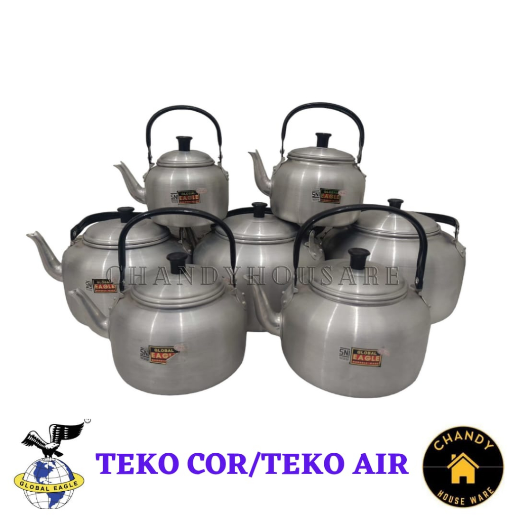 TEKO COR ALUMUNIUM / KETEL / CERET MASAK AIR 16/ 18/ 20 /22 /24 /26/ 28