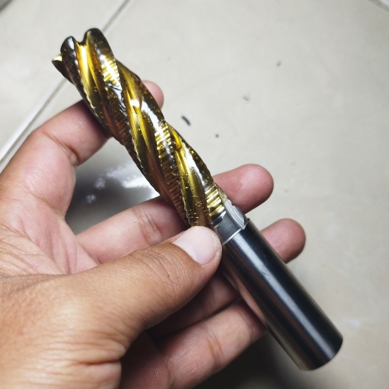Endmill Roughing 20 Long HSS-Co Diameter 20mm Panjang Endmill Kasar