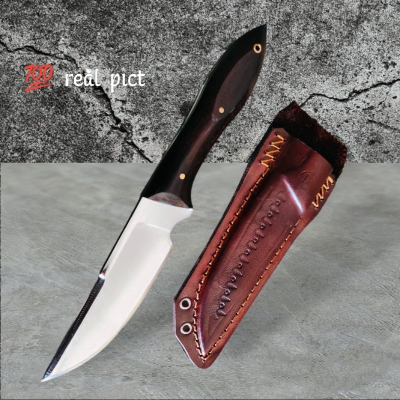 DR KNIFE KULIT/PISAU DAPUR SESET FULLTANG PB 11 CM