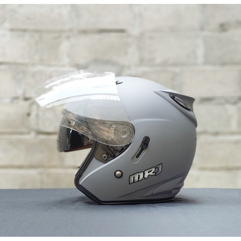 RK Helm Dewasa Centro Double Visor Merk MRJ Original