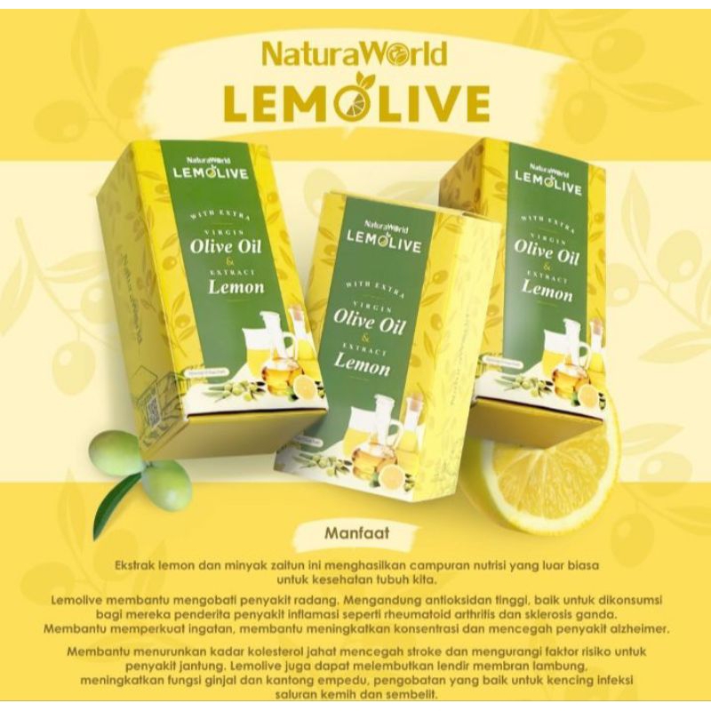 

NATURAWORLD LEMOLIVE 1 box Isi 10 sachet