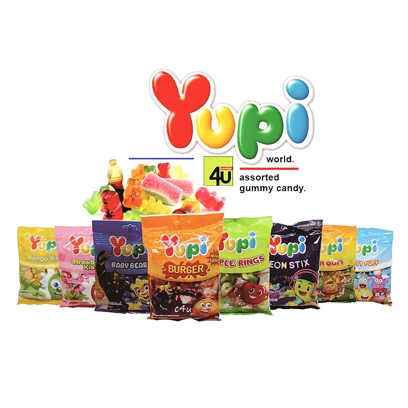 

YUPI - Gummy Candy Kemasan Zak BESAR 110-120gr