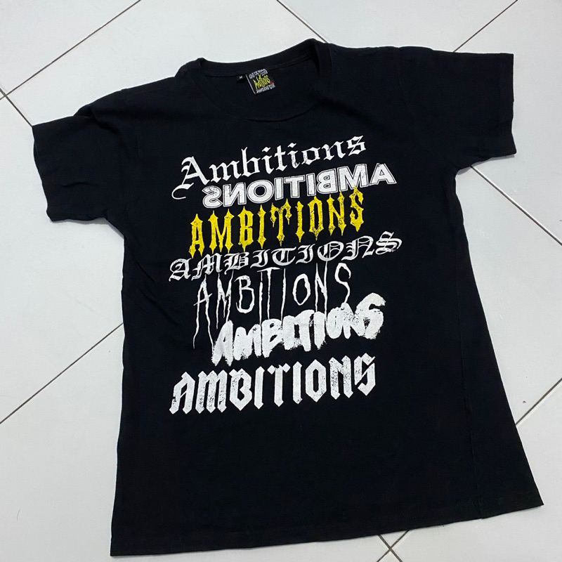 OFFICIAL Merch T-Shirt One Ok Rock Ambition Japan Tour 2018