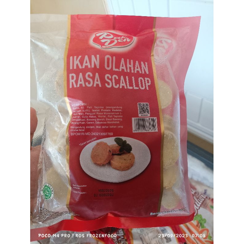 

PAK DEN Scallop 500g