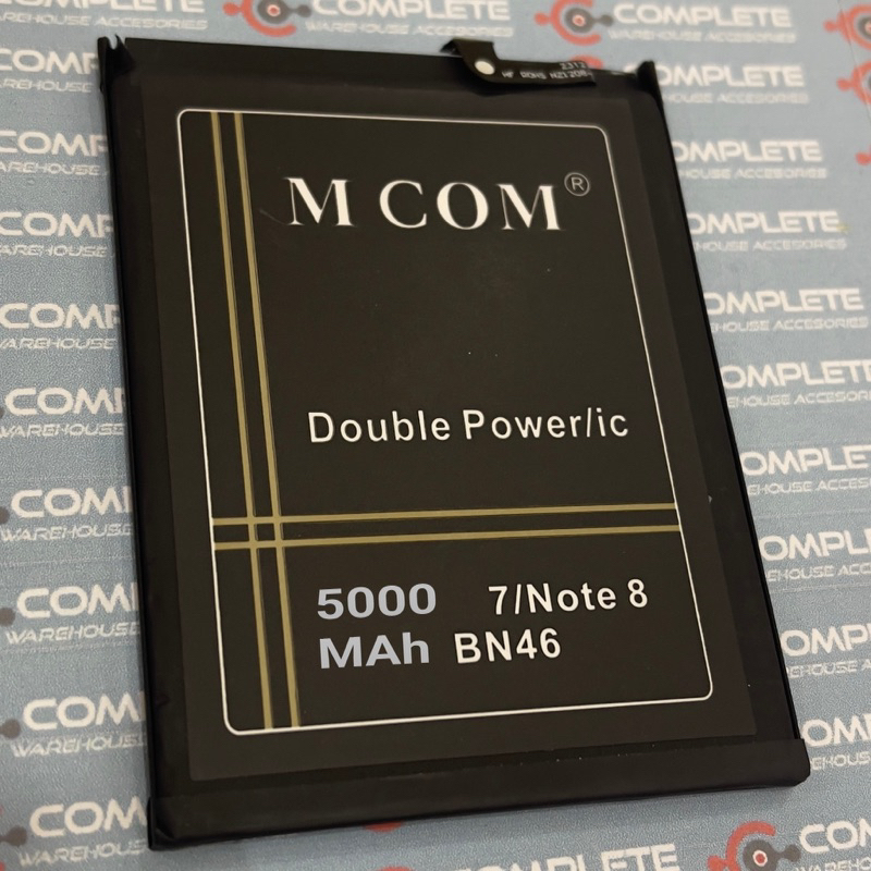 BATERAI REDMI BN46 / BN-46 / BATT REDMI 7 / NOTE 8 MCOM DOUBLE POWER 5000MAh