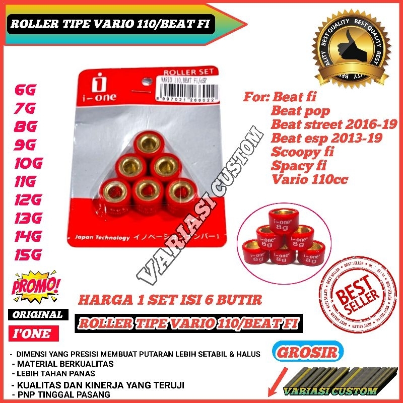 ROLLER ROLER LOLER RULER LULER RACING ( BF ) BEAT FI ESP STREET POP VARIO 110 KARBU SCOOPY ESP 6 7 9