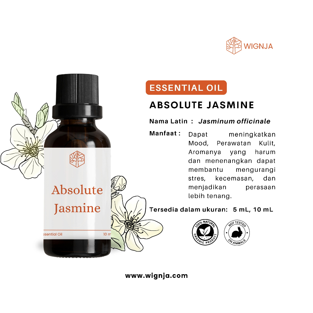 Jasmine Essential Oil Minyak Atsiri Melati By Wignja