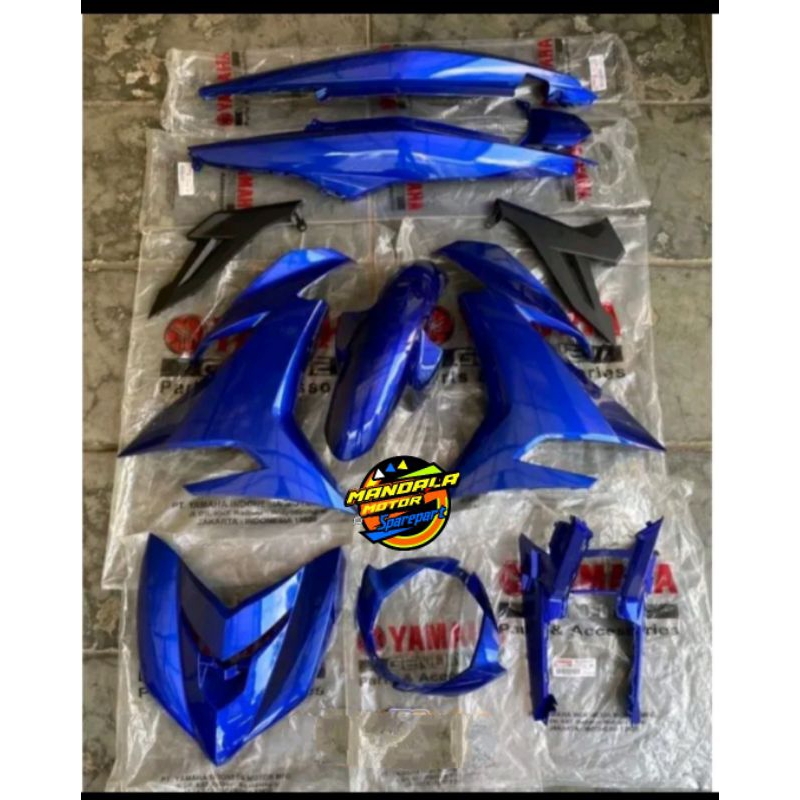 PEKET BODY HALUS MX KING 150.ORIGINAL YAMAHA BIRU