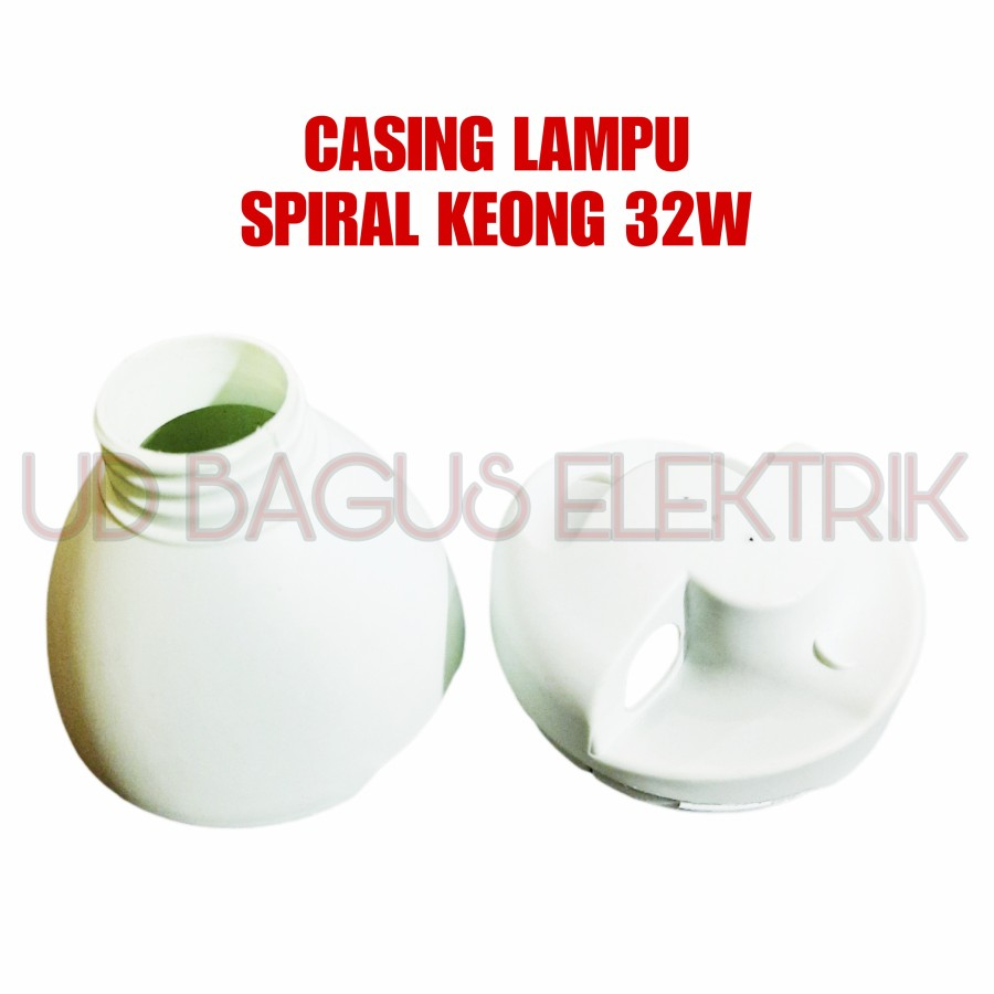 CASING LAMPU SPIRAL KEONG 32W ORIGINAL BAHAN TAHAN PANAS