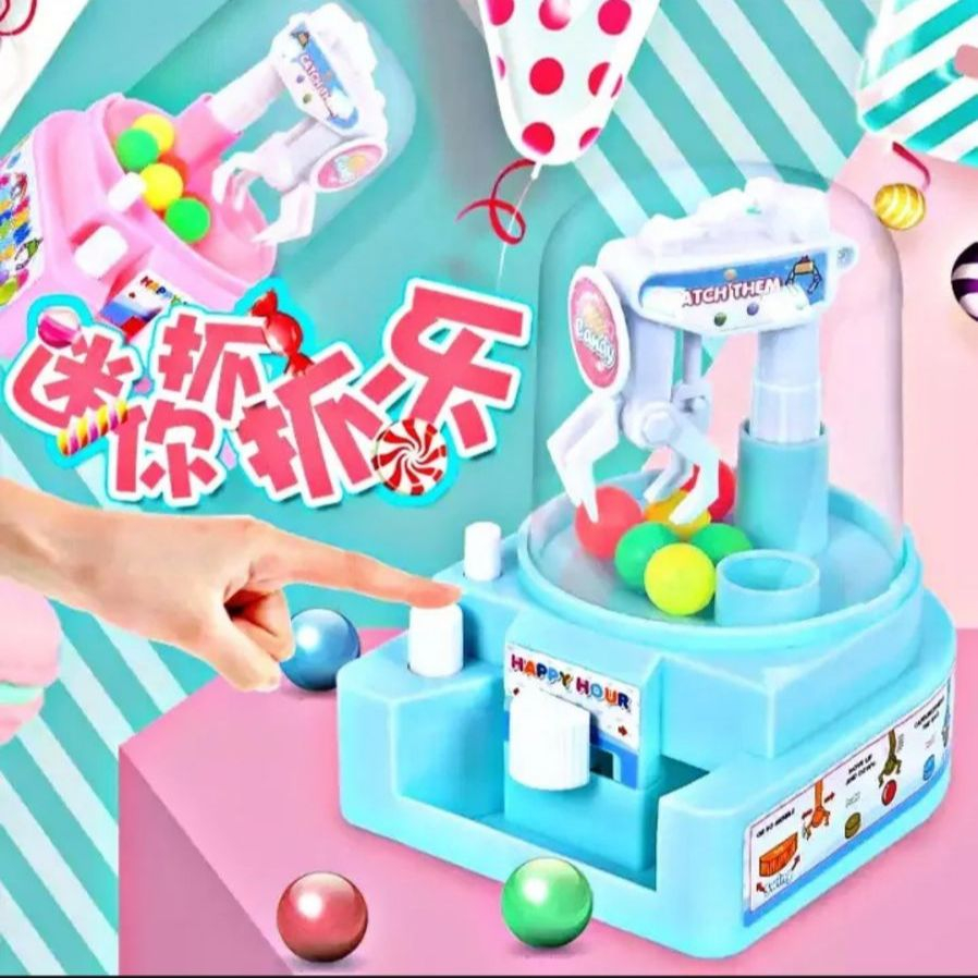 Mainan Anak Mesin Capit Pengangkut Bola Mini SNI / Mainan Mesin Capit Bola