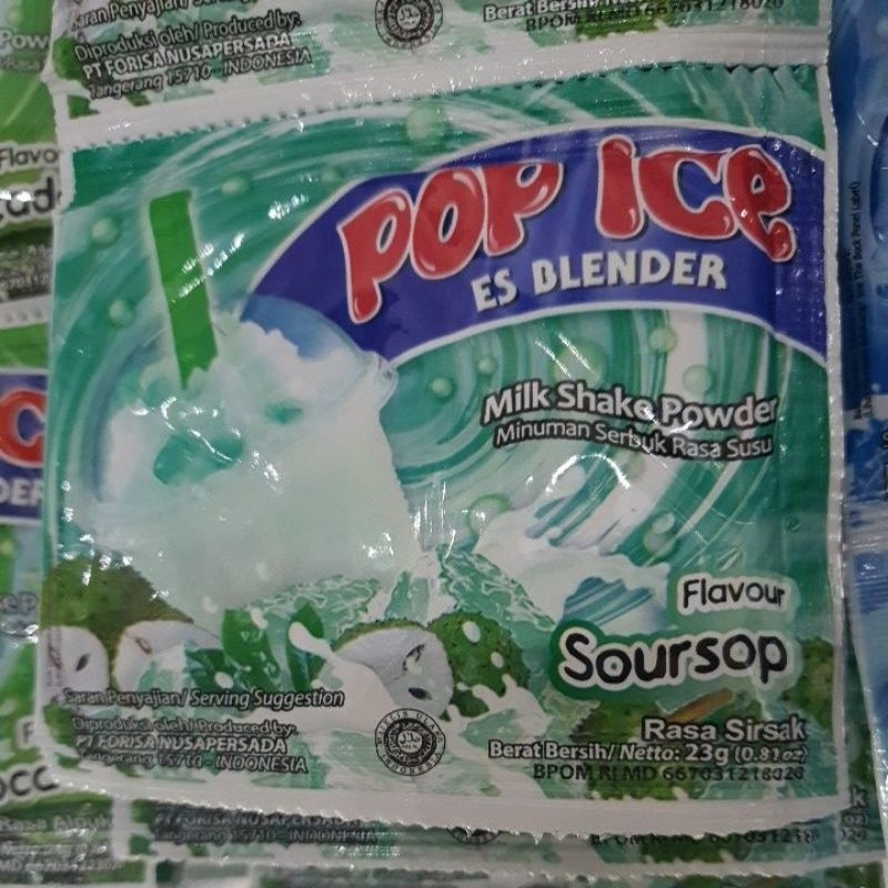 

Pop Ice Sirsak Soursop 1renceng (10pcs)