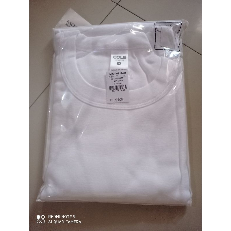 kaos dalam pria cole neck