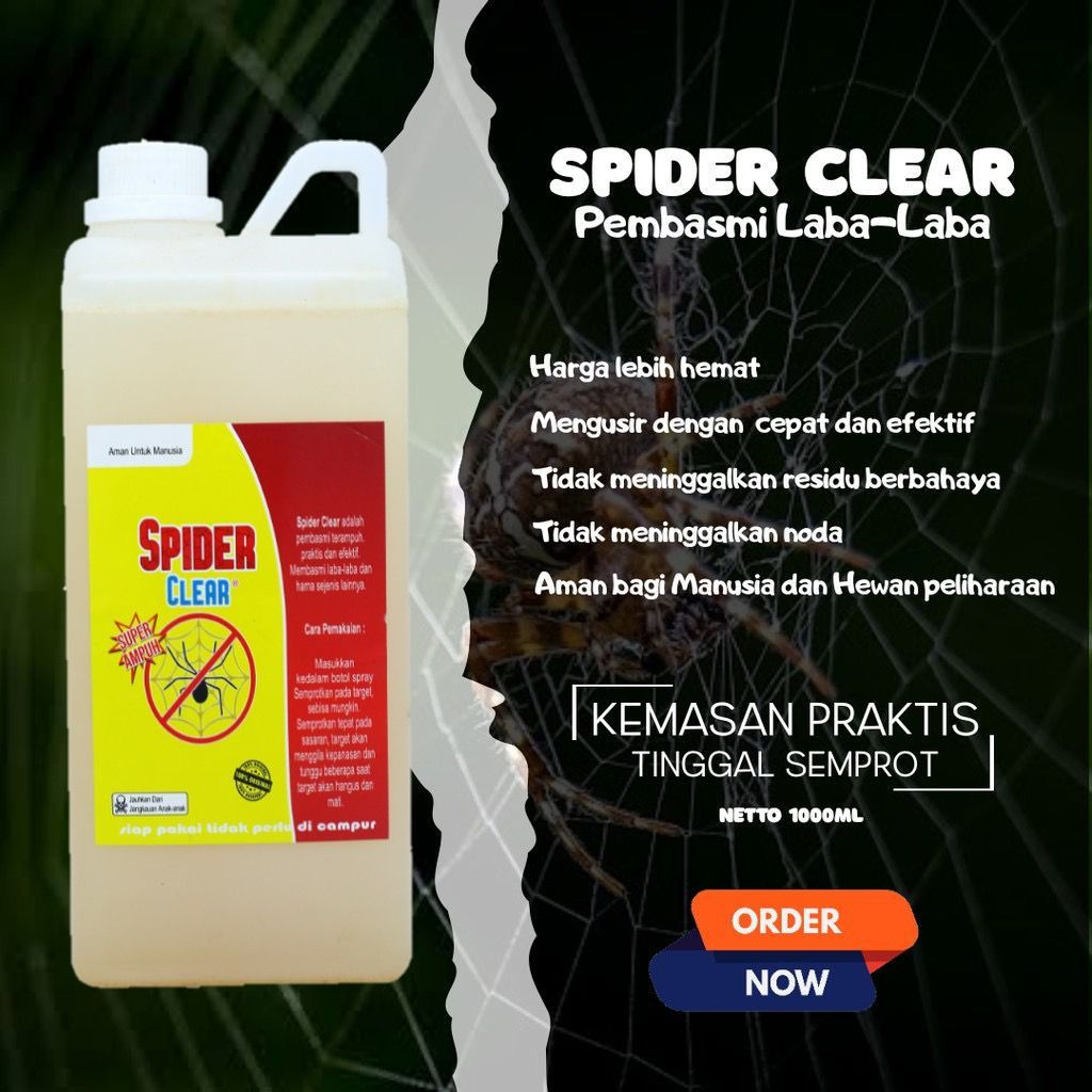 Pembasmi labalaba/ Spider Clear Racun Pembasmi labalaba