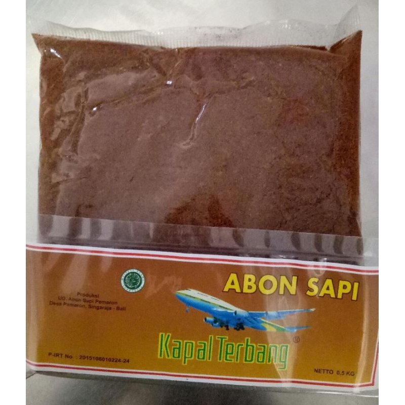 

Abon merk Kapal Terbang packing ori 500 gr murah enak