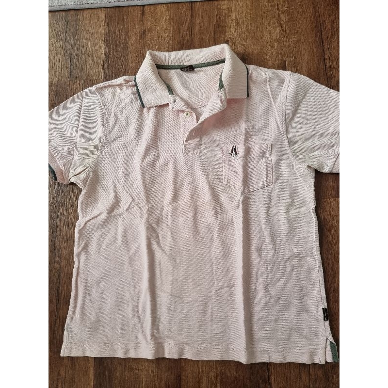 Preloved Polo Hush Puppies Pria Original size L warna Pink