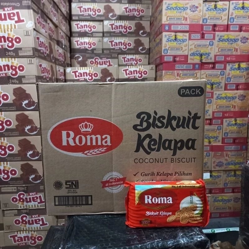 

Roma kelapa 300gr 1 karton isi 28