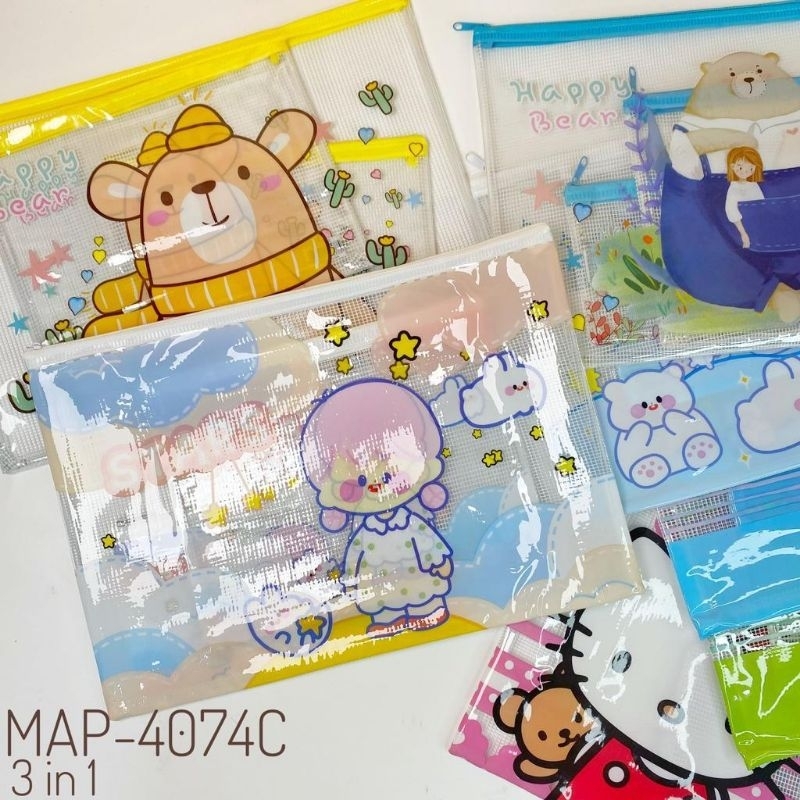 

Map Jaring karakter 3 in 1