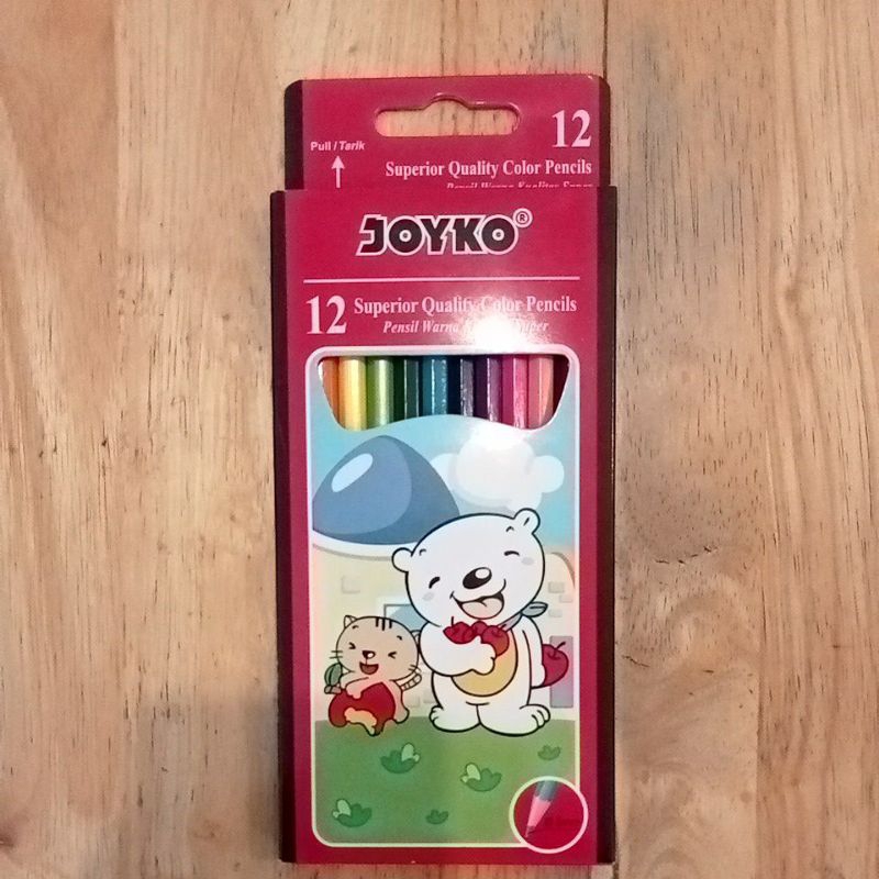 

pensil warna Joyko 12 warna