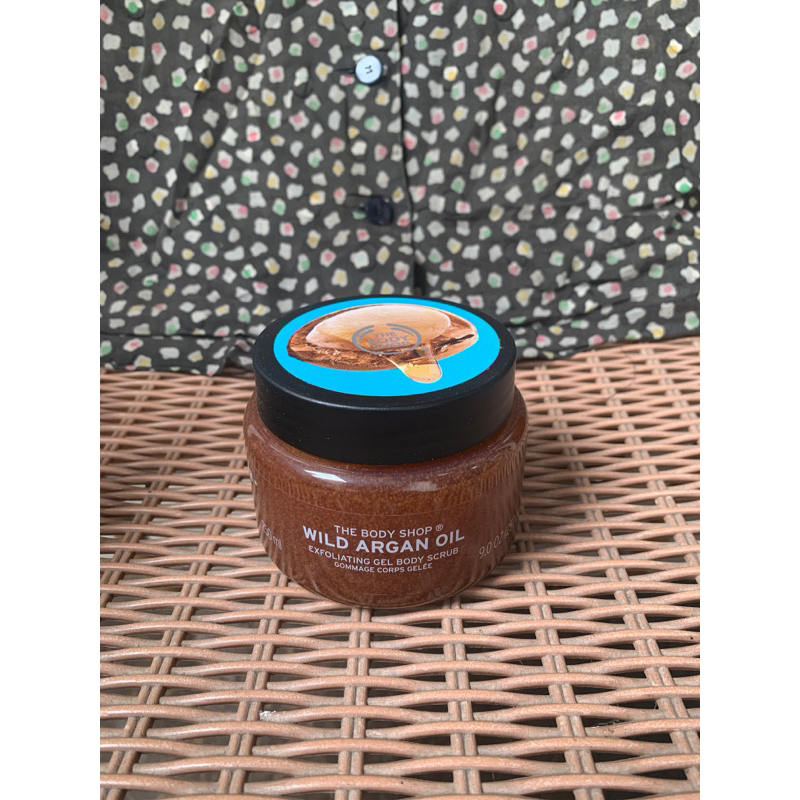 The Body Shop Original Wild Argan Oil Exfoliating Gel Body Scrub 250ml