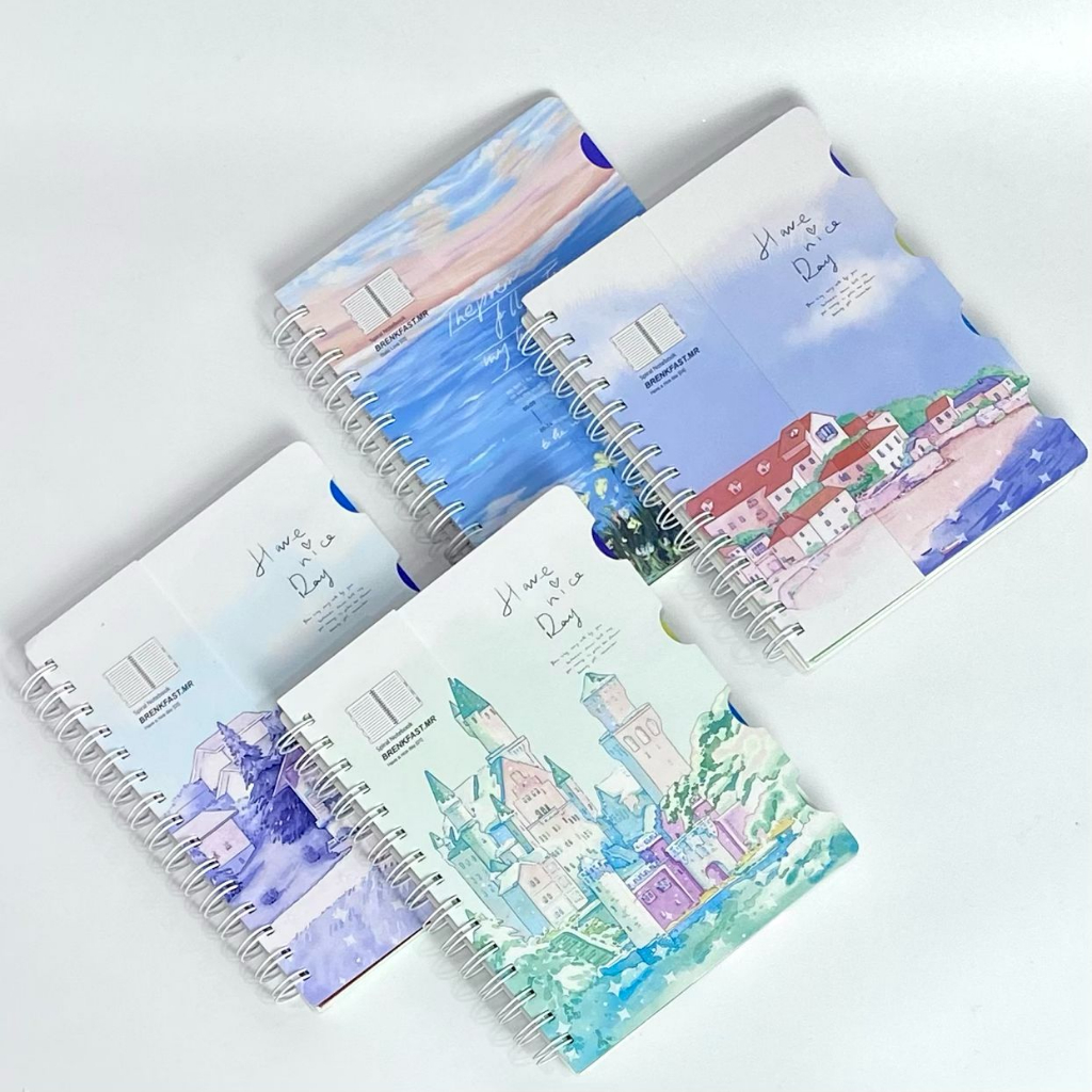 

Notebook Spiral A5-110-Lembar+Index Hard Cover/Notes/Buku Spiral/Diary