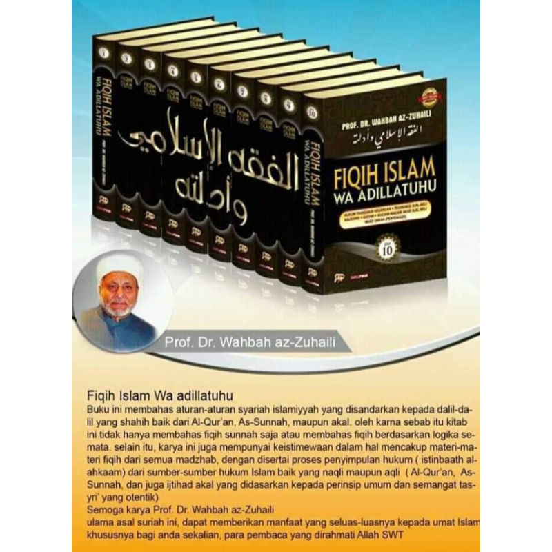 FIQIH ISLAM Wa Adillatuhu 10 jilid lengkap (ORIGINAL)