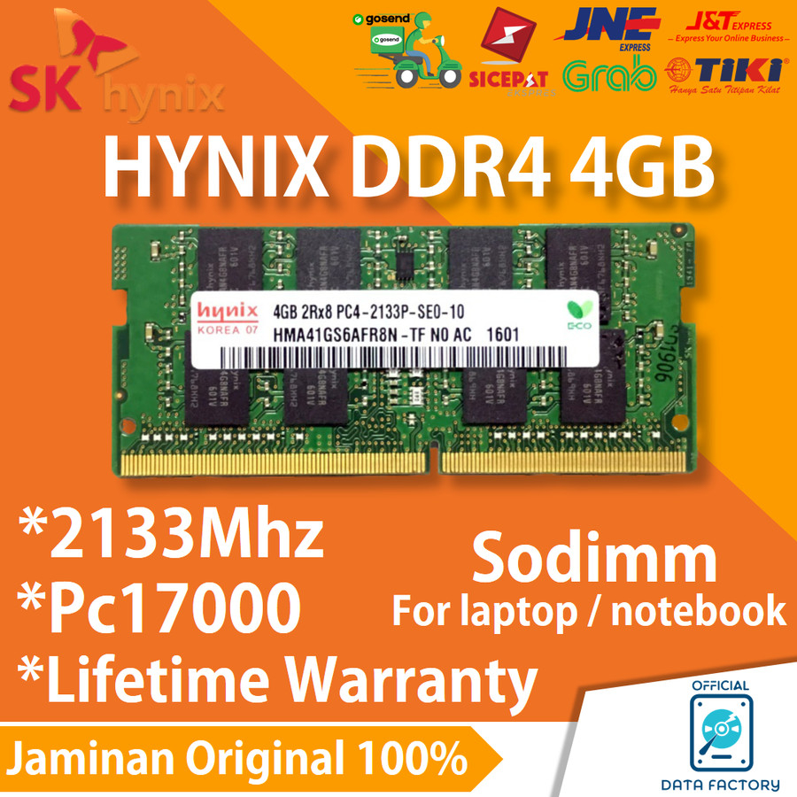 RAM LAPTOP HYNIX DDR4 4GB 2133Mhz / PC17000 SODIMM NOTEBOOK MEMORY