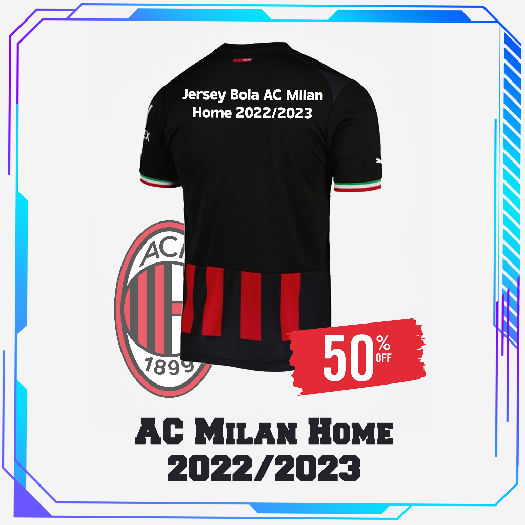 Jersey Fans Issue Import AC Milan Home 2022/2023 Promo