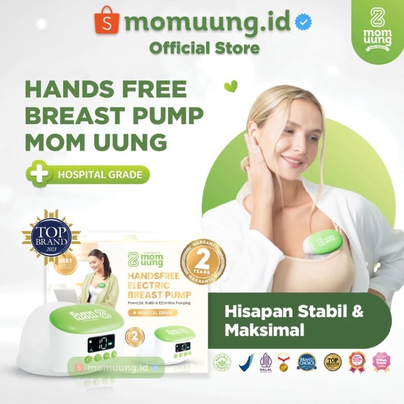 MOM UUNG POMPA ASI HANDSFREE / Pompa Asi Mom Uung / Pompa Asi Handfree / Pompa asi tanpa di genggam