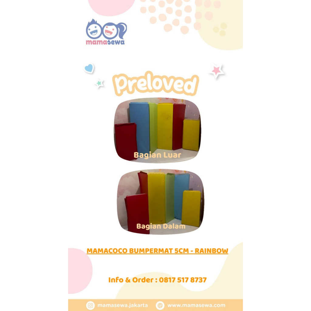 MAMACOCO BUMPERMAT RAINBOW - PRELOVED