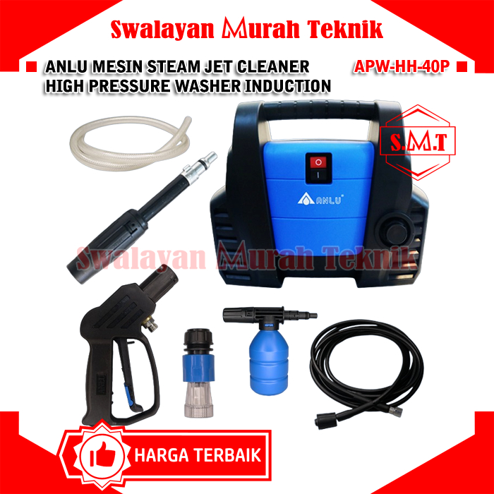 Mesin Steam Jet Cleaner ANLU APW-HH-40P High Pressure Washer Induction