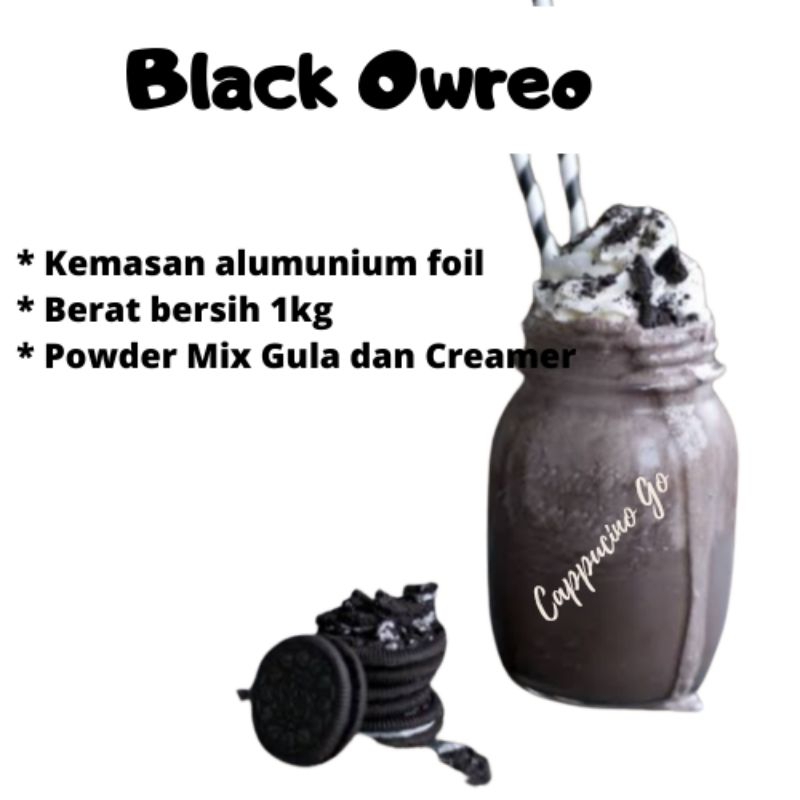 

Bubuk Minuman Black Owreo mix