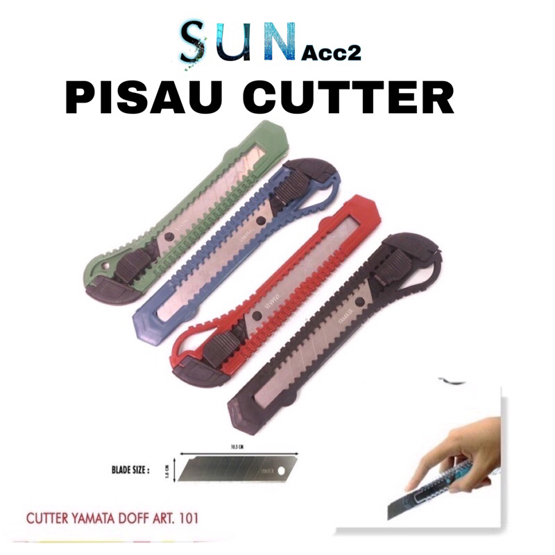

(SUN) CUTTER BESAR YAMATA / PISAU KATER TAJAM L500 MURAH