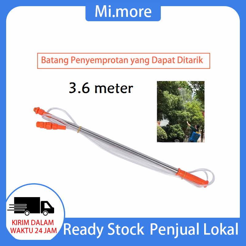 Mi.more Stik Sprayer Elektrik Panjang 3.6m Stik Sprayer Teleskopik Stik Sprayer Antena Elektrik Stik