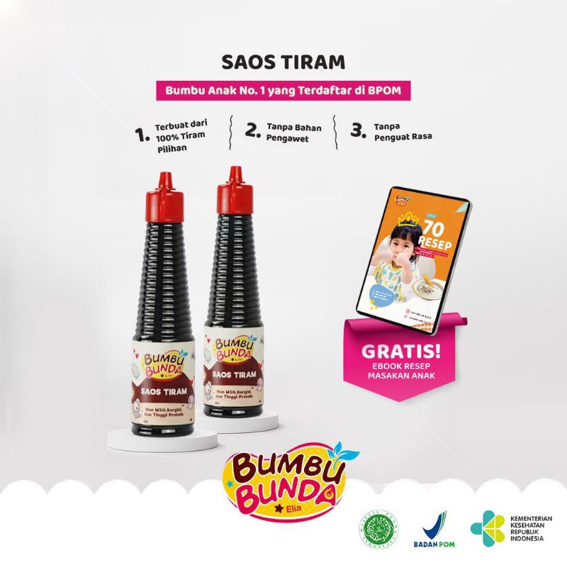 

Bumbu Bunda Elia Saus Tiram Non MSG - Bumbu MPASI