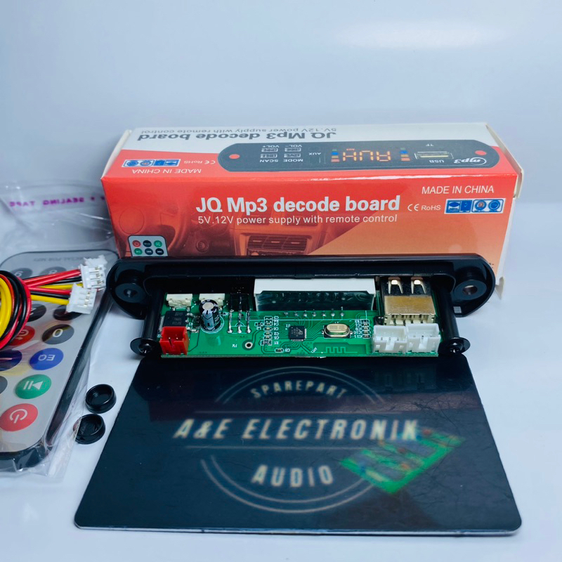 RB Mp3 Kit Modul Bluetooth 5.0 USB AUX Fm Ridio 12V Original D091BT