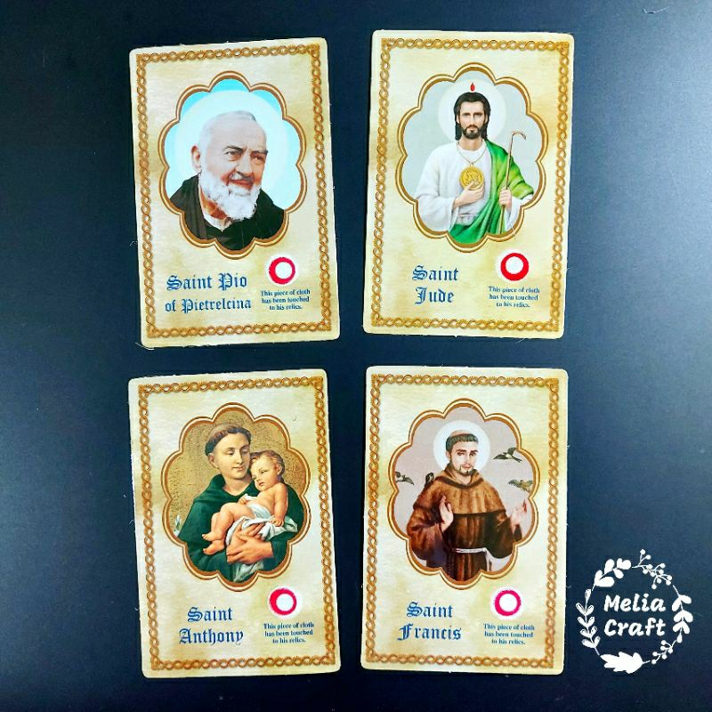 Tivana Home Relikui St. Fransiskus Assisi - Saint Francis Of Assisi Relic - Third Class Relic -