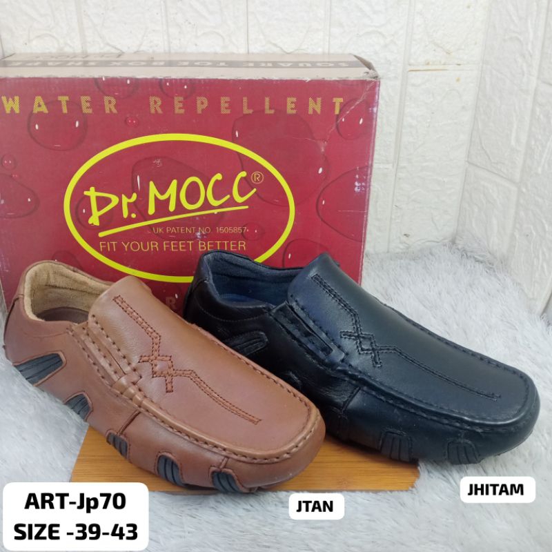 Sepatu kulit asli pria dr mocc jp 70