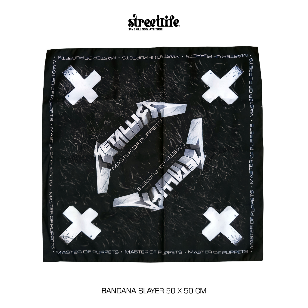 BANDANA METALLICA / METALLICA SCRAFT / MENTALLICA