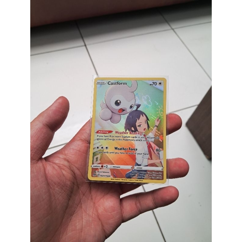 Kartu Card TCG Pokemon English Inggris Castform CHR Holo