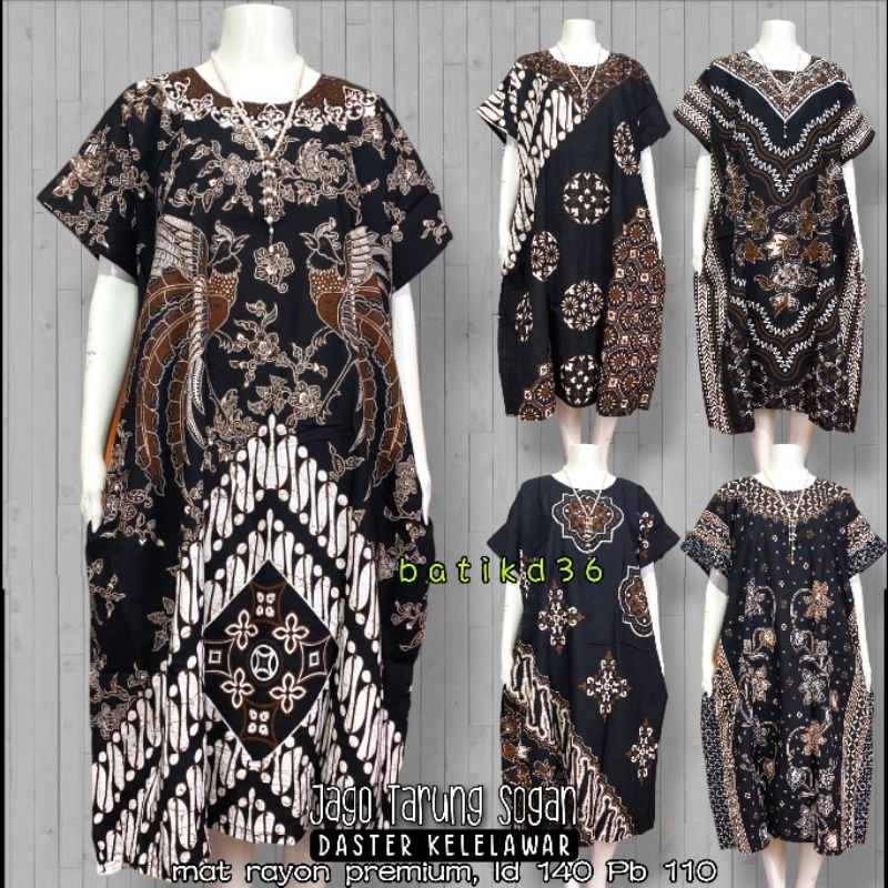 Daster Bali kelelawar murah adem rayon tebal baju tidur wanita klasik kasual harian rumah daily keki