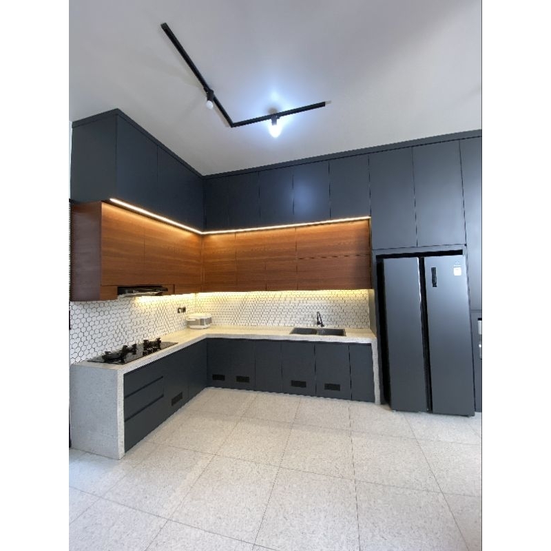 Kitchen set minimalis Surabaya-Sidoarjo-Gresik-Mojokerto-Desain-Interior-Custom-Dapur-Minimalis