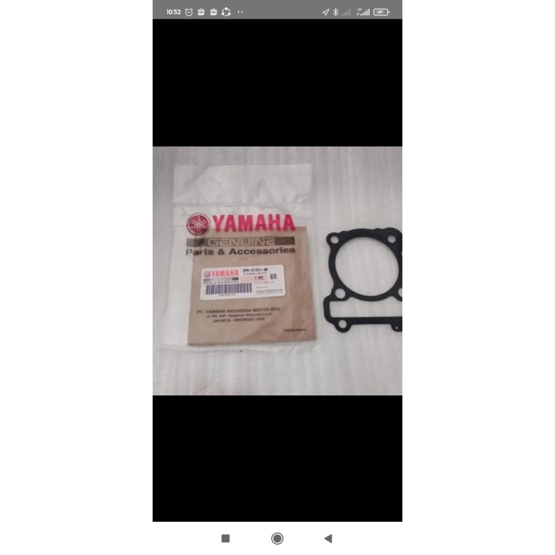 paking blok mio m3 original yamaha