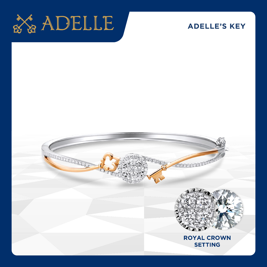 Adelle Jewellery - Adelle's Key Rayna - Gelang Emas Berlian