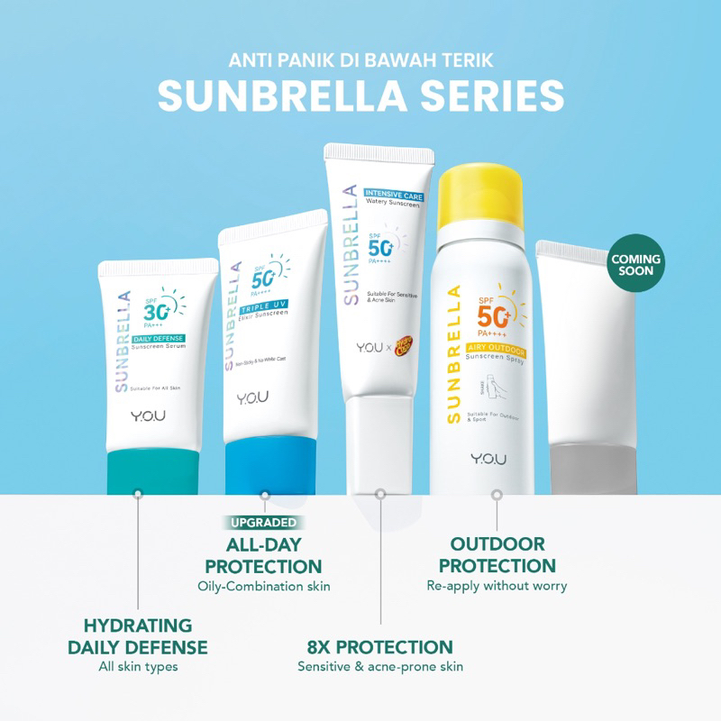 YOU sunbrella spray sunscreen series
