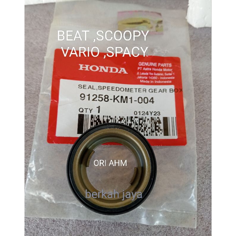 91258-KM1-004 SEAL GER BOX /SIL GIGI SPIDOMETER BEAT ORI AHM