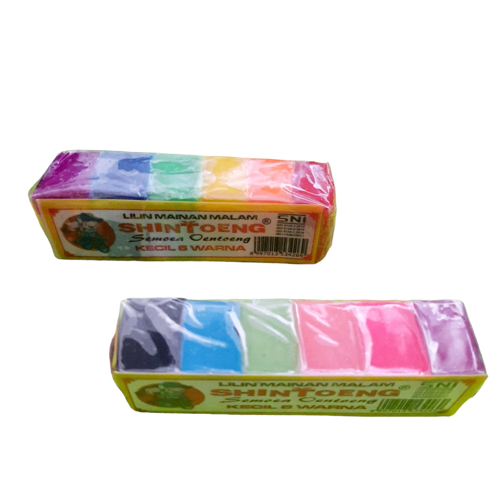 SHINTOENG Lilin Mainan Malam 6 Warna Kecil